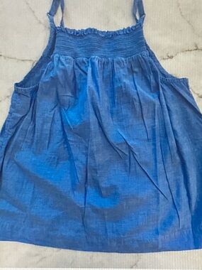 Old Navy Royal Blue Smocked Neck Camisole